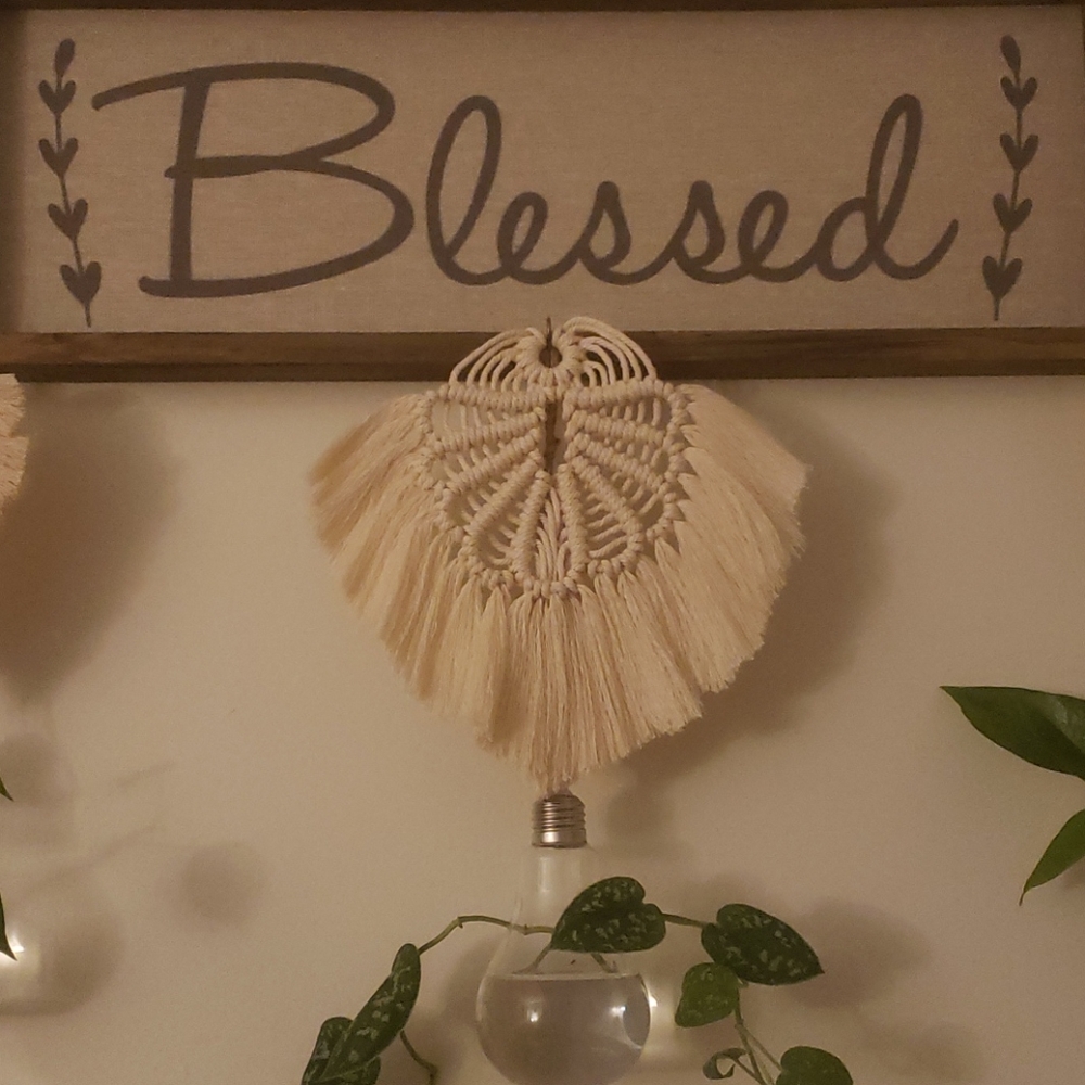 Macrame to decorate wall